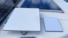 Two starlink dishes next to each other