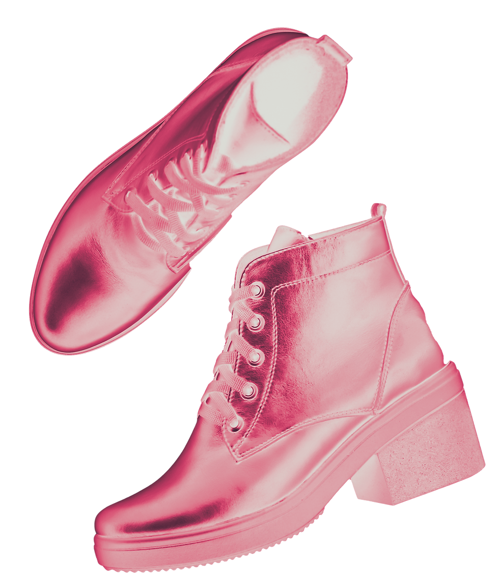 Pink boots