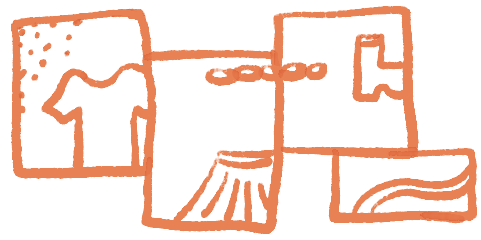 Outline illustration of internet pages