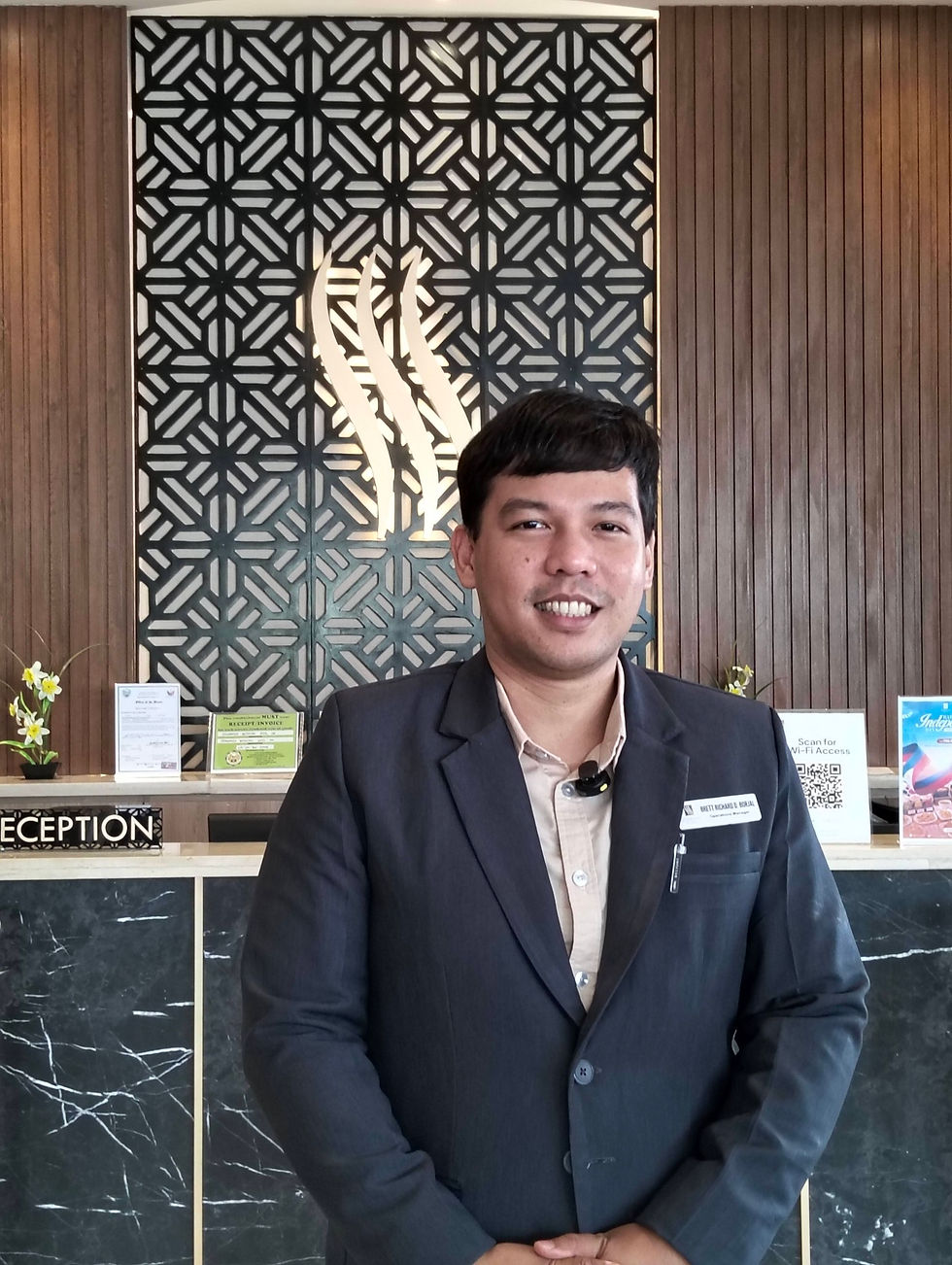 Brett Richard D. Borjal, Operations Manager of SotoGrande Hotel and Convention Center Batangas