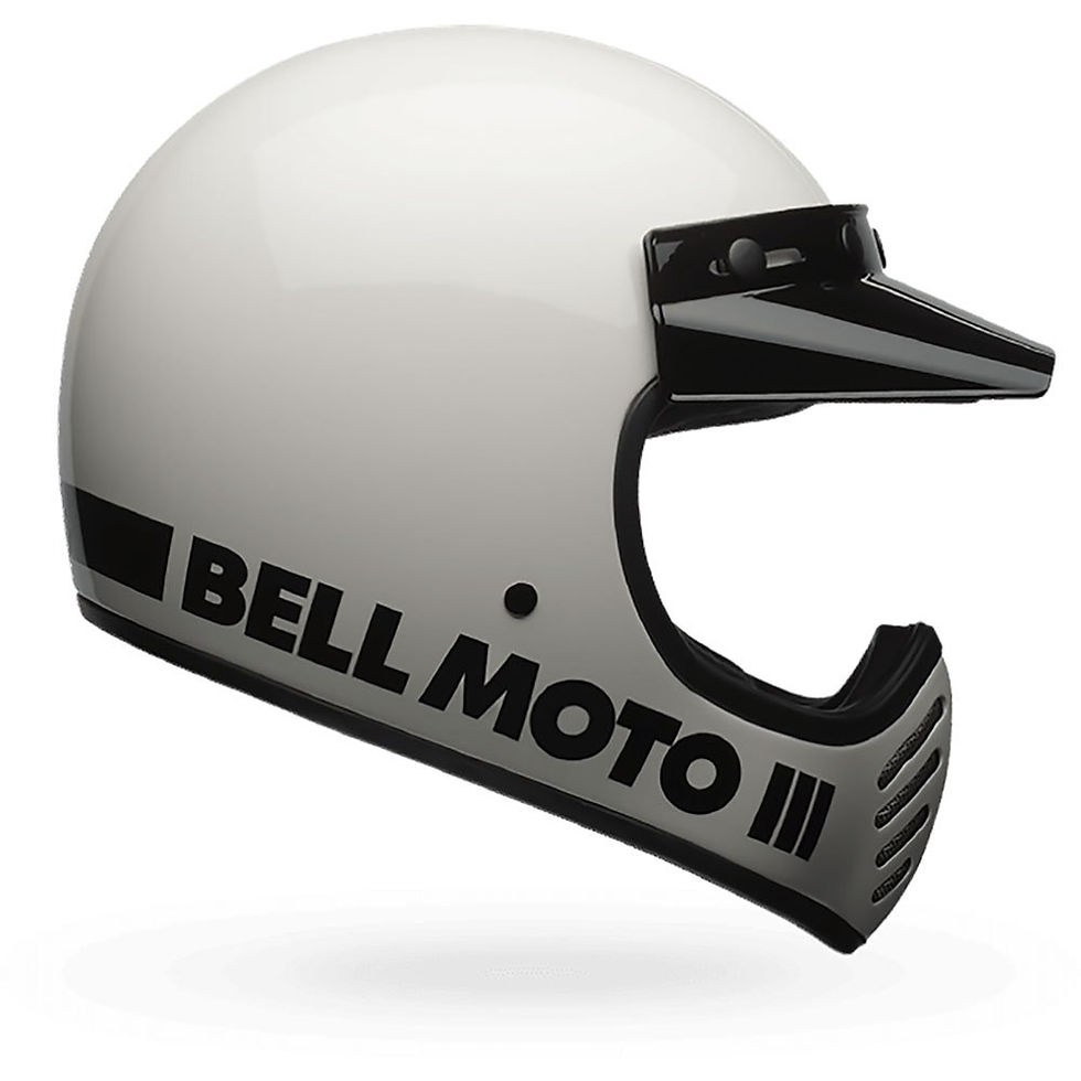 Miniatura: CAPACETE BELL MOTO-3 CLASSIC BRANCO