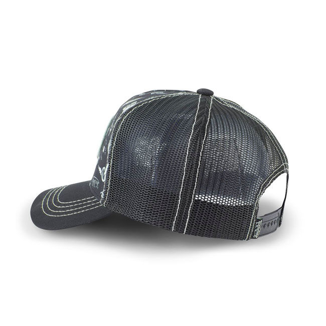Miniatura: VON DUTCH LIFESTYLE CAP GRAPHIC DESIGN BLACK/WHITE