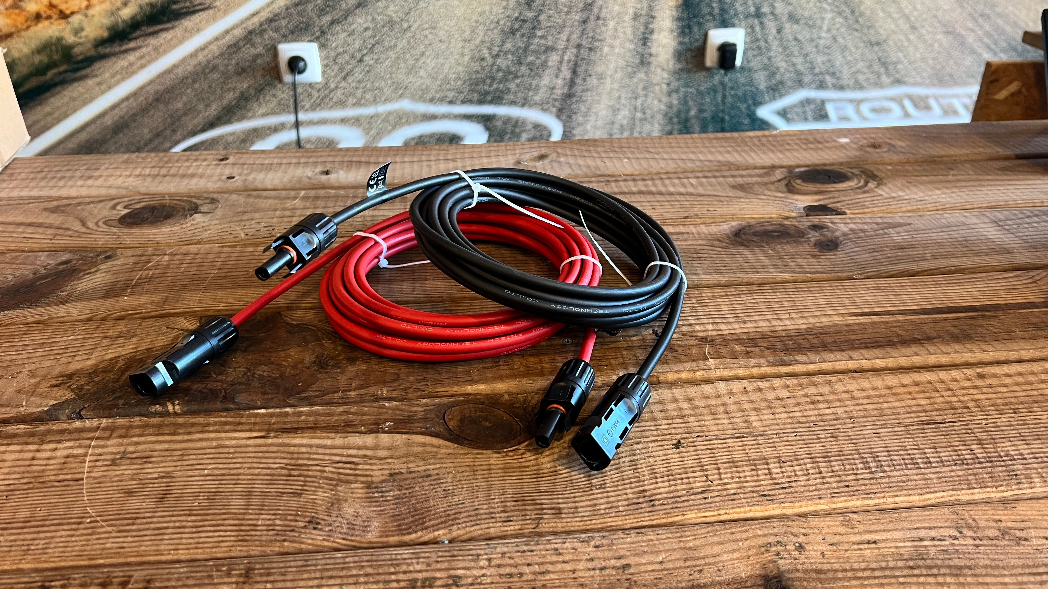 Cabo de extensão de energia Solar 6mm² MC4 macho - fêmea - 2x 5m