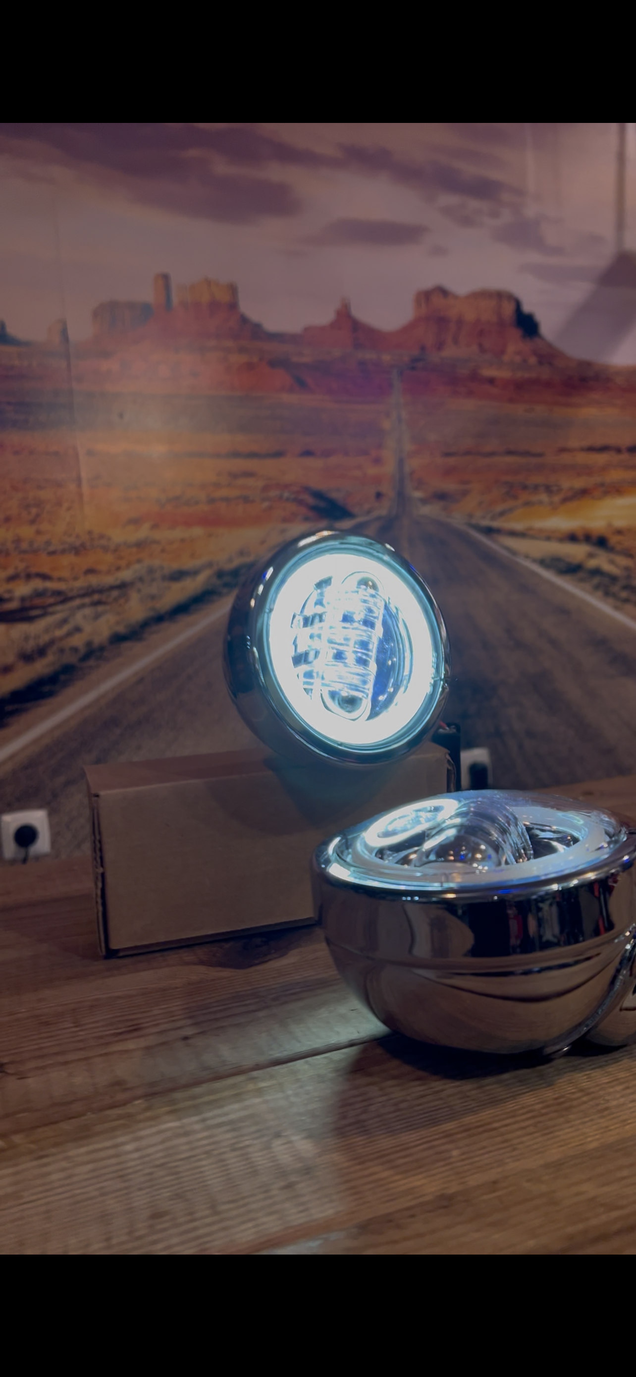 Faróis COM HALO 4-1/2 "4.5 polegadas LED Lâmpada de luz de passagem de neblina a