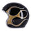 Miniature : 13 1/2 SKULL BUCKET HELMET FLAMES GOLD