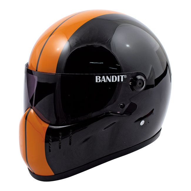Miniatura: BANDIT XXR HELMET, BLACK/ORANGE, FIBER GLASS