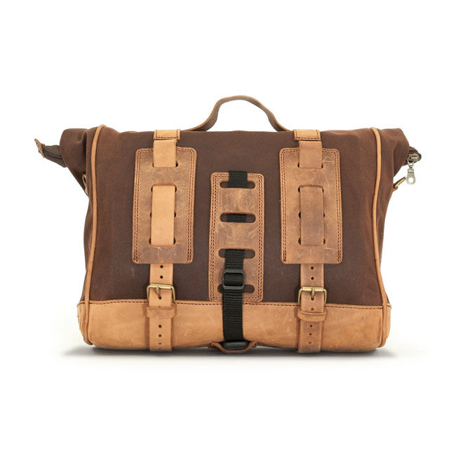 Miniatura: OLD CHOPPER SADDLEBAG, WAXED COTTON