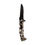 Miniatura: KNIFE SKULL & CLIP BLACK IVORY