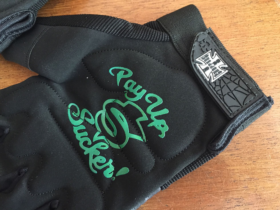 Miniatura: Luvas motard west coast choppers 'Pay up sucker'