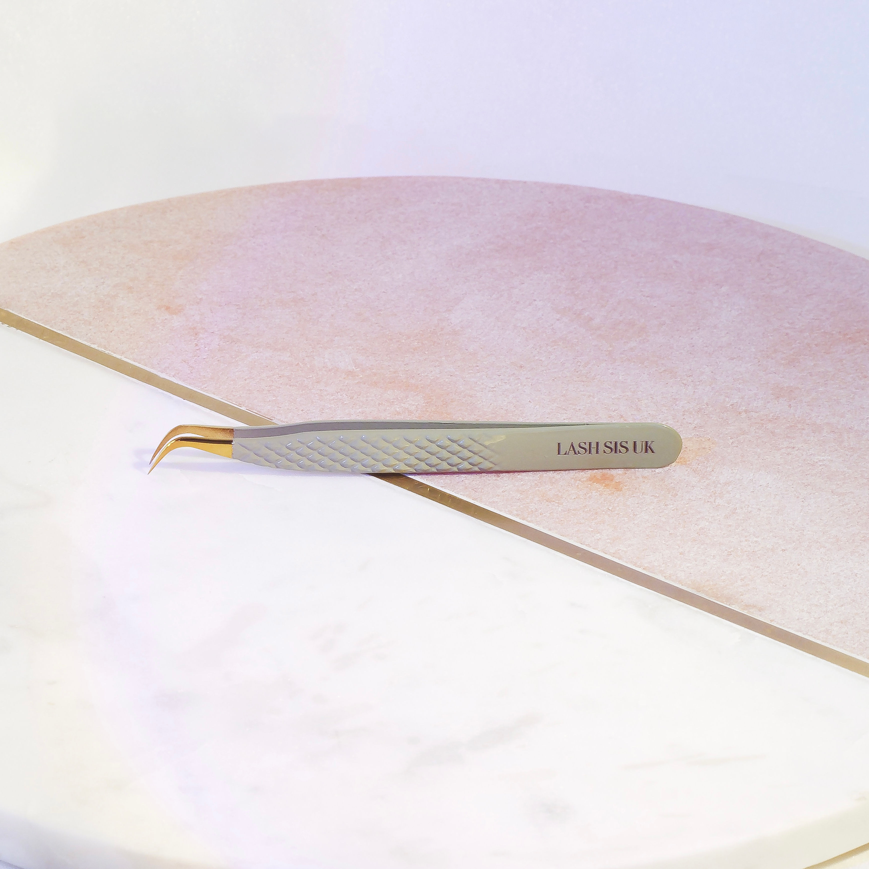 Sage Green Curved Tweezer