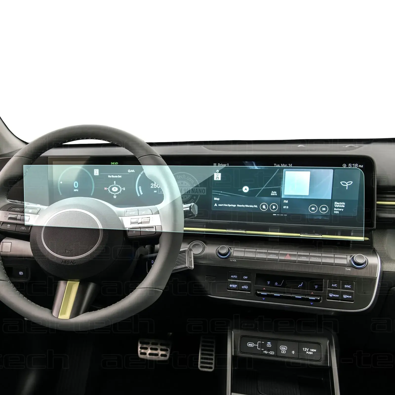 Hyundai Kona (2023-2024) Silver Nano Ekran Koruyucu