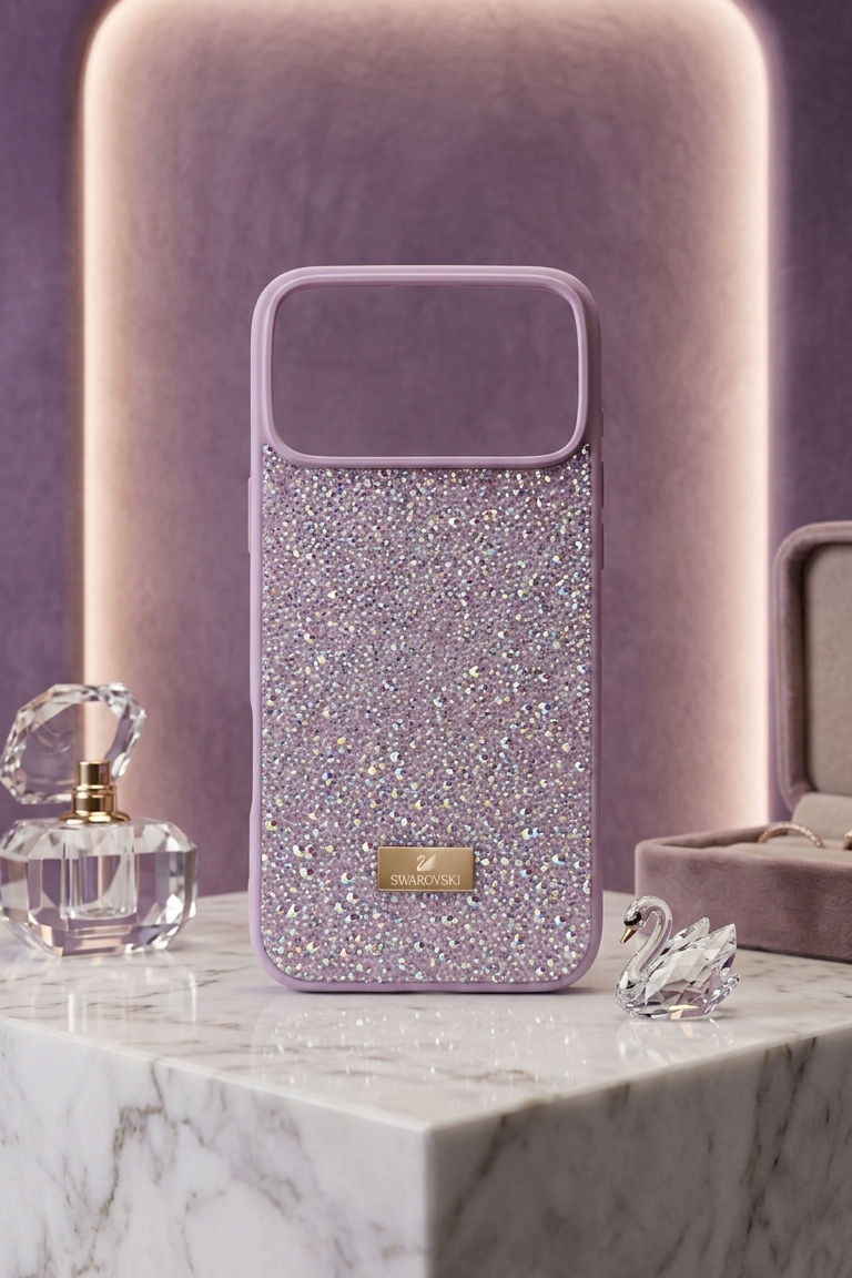İphone Uyumlu Swarovski Taşlı Kılıf