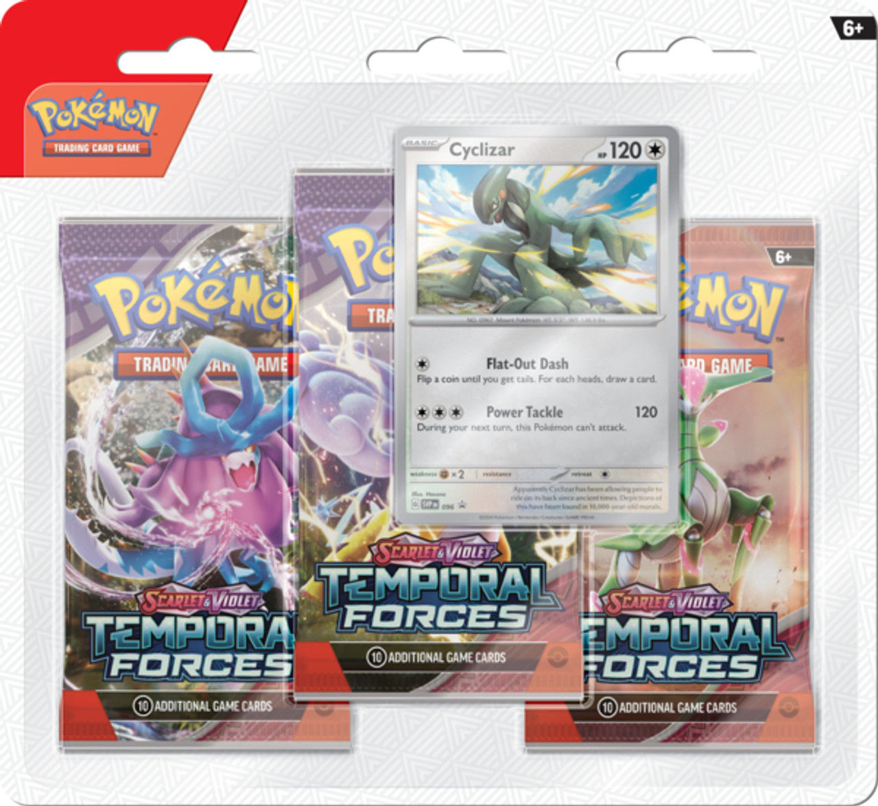 Pokemon TCG: Scarlet & Violet 5 Temporal Forces 3-Pack Booster Blister