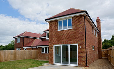 Rear double storey extension