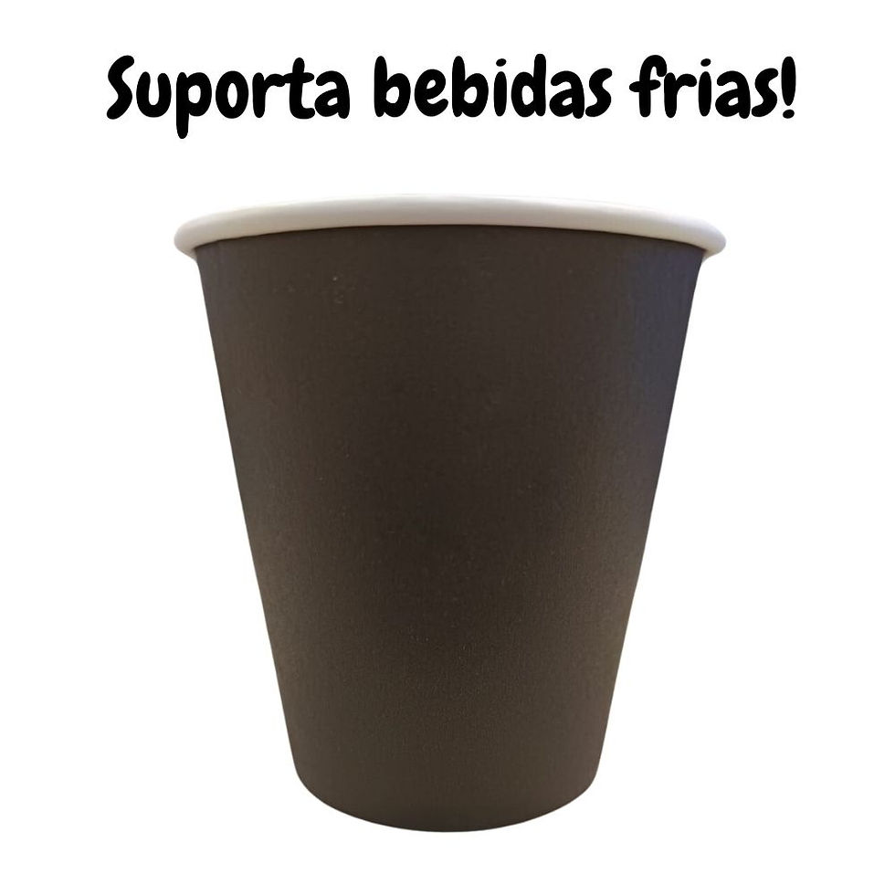 Miniatura: Copo de papel preto