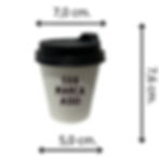 Medidas de copo de papel