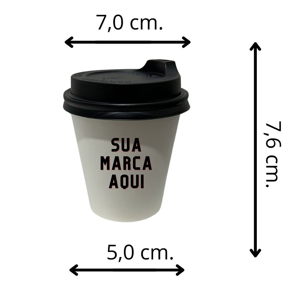 Medidas de copo de papel