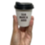 Copo de papel com tampa