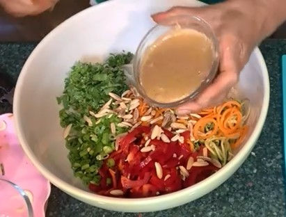 Sivika's Zesty Thai Quinoa Zucchini Noodles