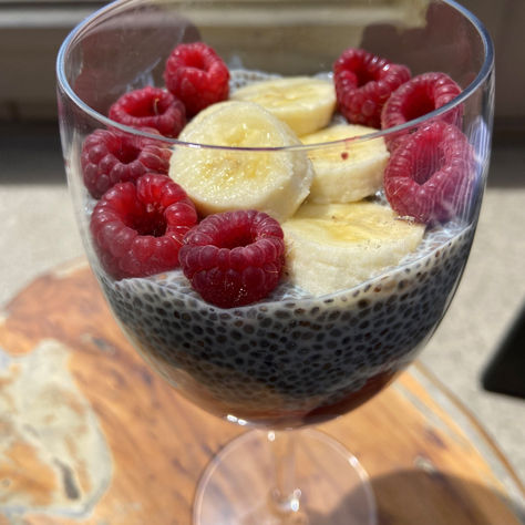 Chia Seed Pudding (Plant Based, No Sugar, No Oil)