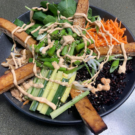 Dragon Roll in a Bowl (Plant Based)