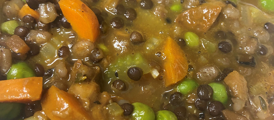 Jackfruit Beef and Barley Soup