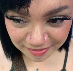 Double-Nostril Face Piercing