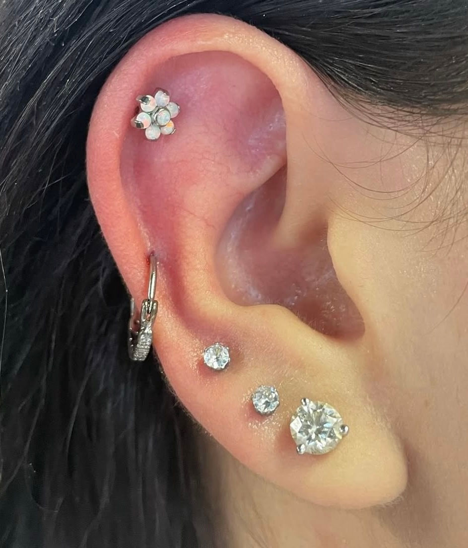 Double Cartilage Piercing
