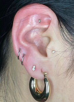 Helix Ear Piercings
