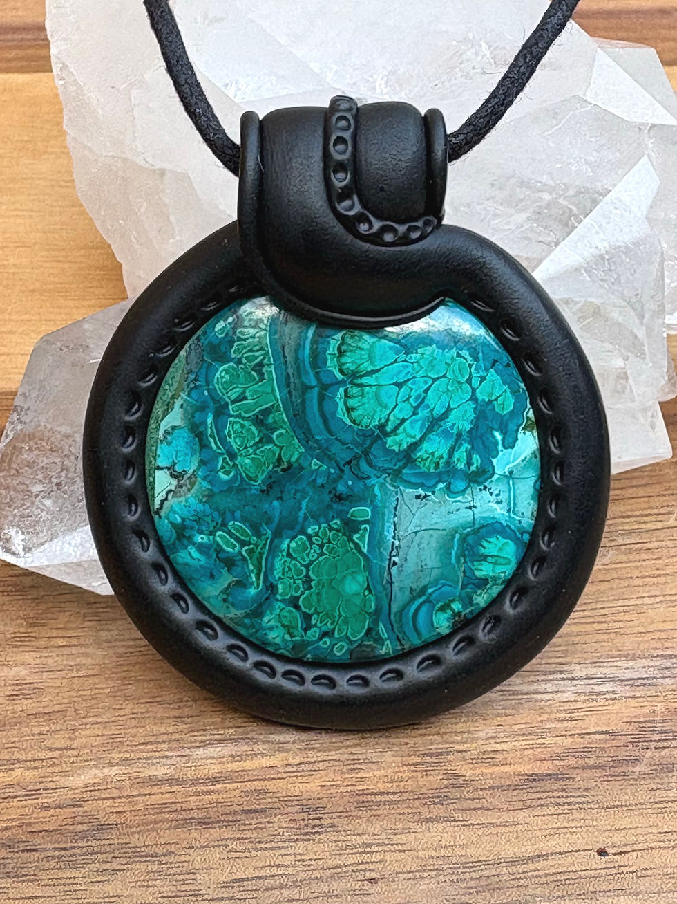 Thumbnail: Azurite Malachite Pendant