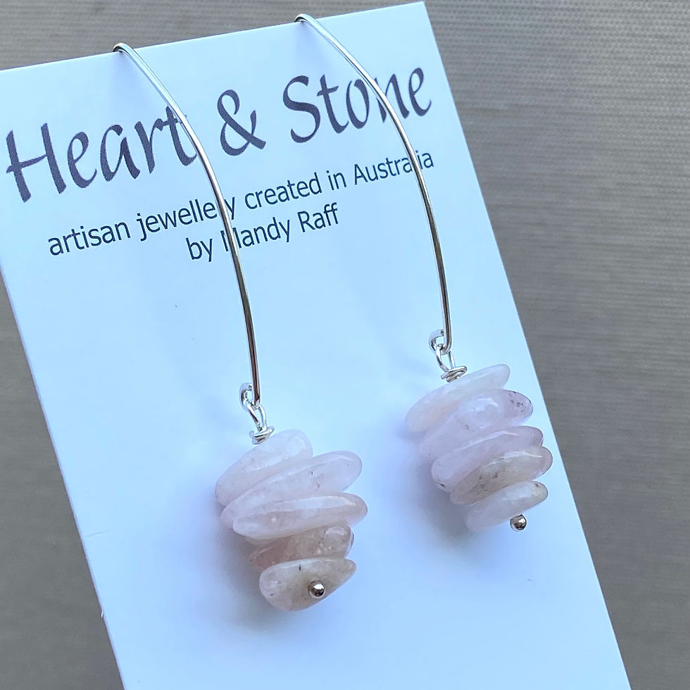 Thumbnail: Rose Quartz Earrings