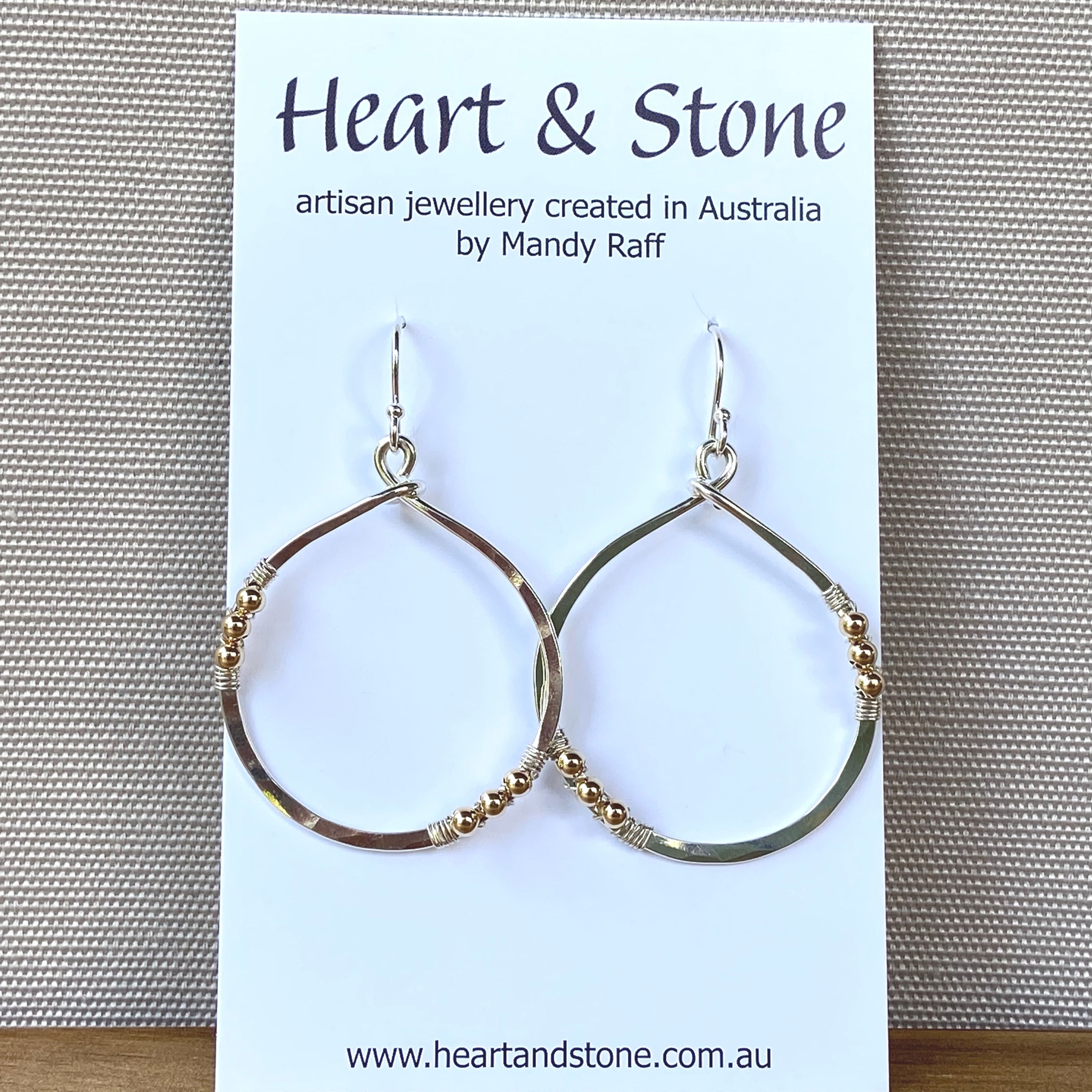 Silver & Gold Hoops