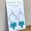 Thumbnail: Dangly Blue Earrings