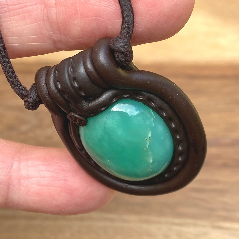 Thumbnail: Chrysoprase Pendant