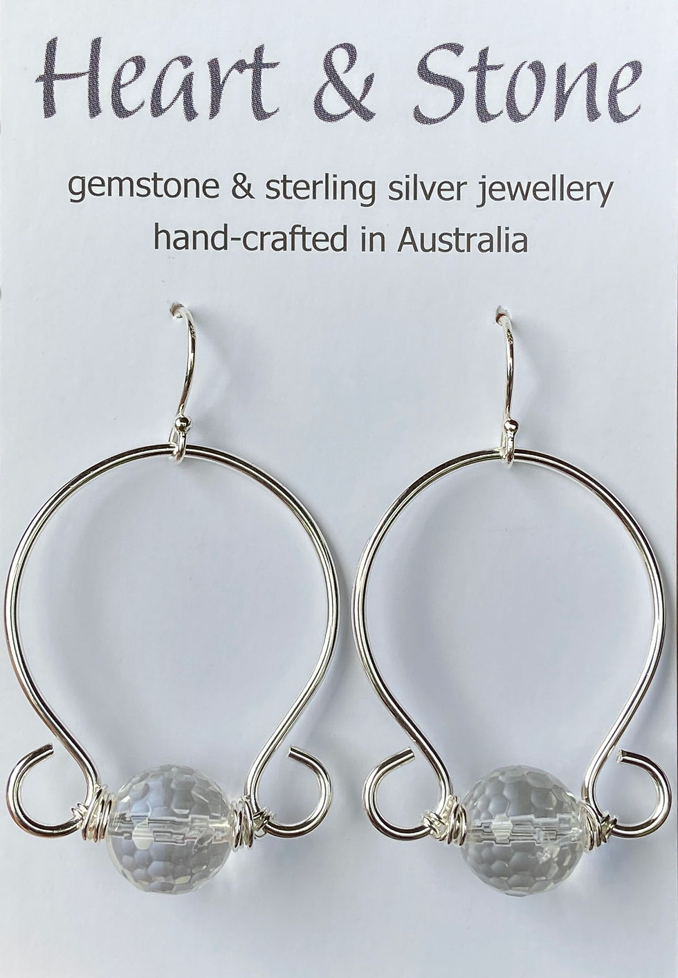 Thumbnail: Clear Quartz Earrings