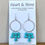 Thumbnail: Dangly Blue Earrings