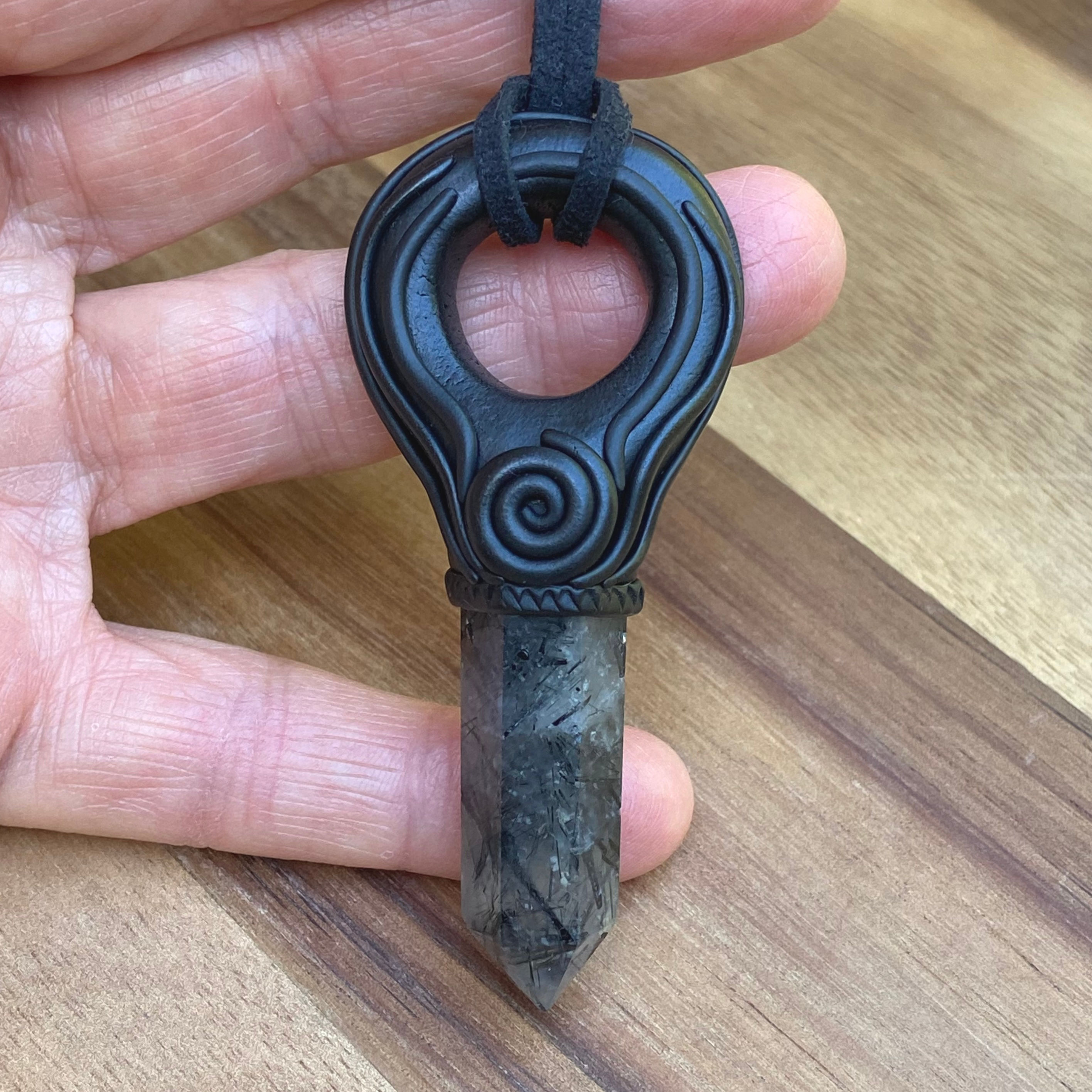 Tourmaline Quartz Pendant