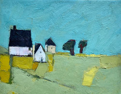 Landscape with Three Houses