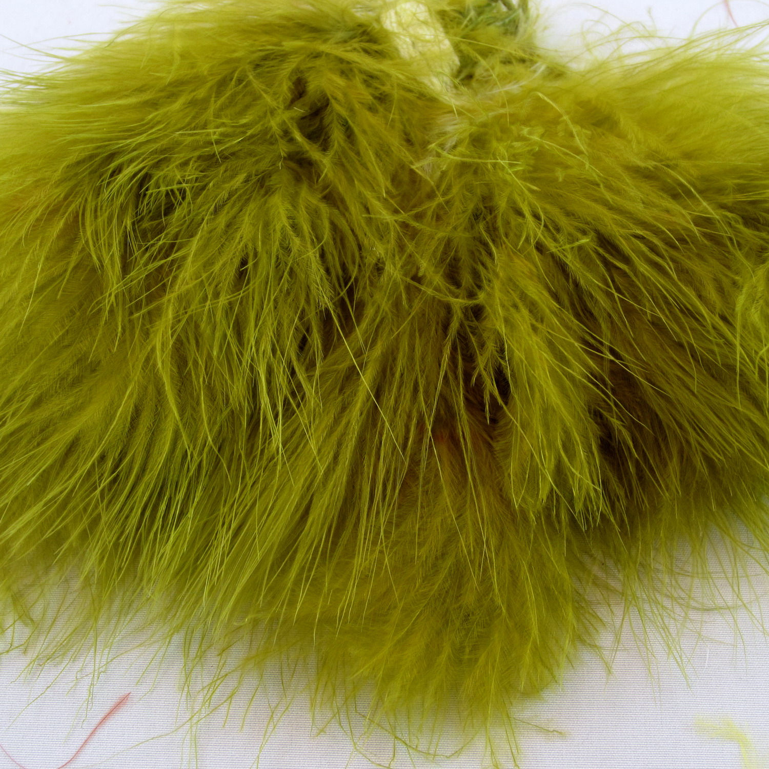 Strung Marabou Olive 1/4 and 1/8 oz packages