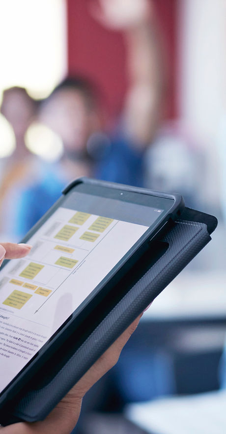 Teacher with Tablet