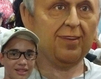 Eu com o Papa Francisco