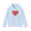 Thumbnail: Colourful Heart Pattern Hoodie, Cozy Sweatshirt, #HeartsInMotion