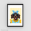Thumbnail: Dashund Beauty Print 8.5x11 - Dog Lover Print