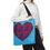 Thumbnail: Colorful Heart Pattern Tote Bag - #HeartsInMotion