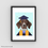 Thumbnail: Graduating German Shorthaired Pointer Print 8.5x11 - Dog Lover Print