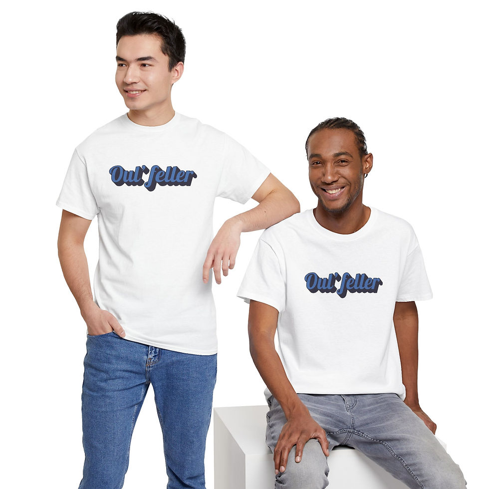 Thumbnail: Oul' Feller Tee - Unisex Heavy Cotton Tee - Chill Vibes T-shirt
