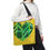 Thumbnail: Vibrant Green Heart Pattern Tote Bag - Eco-Friendly Shopping - #HeartsInMotion