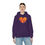 Thumbnail: Patterned Heart Unisex Hoodie – Cozy & Colourful #HeartsInMotion
