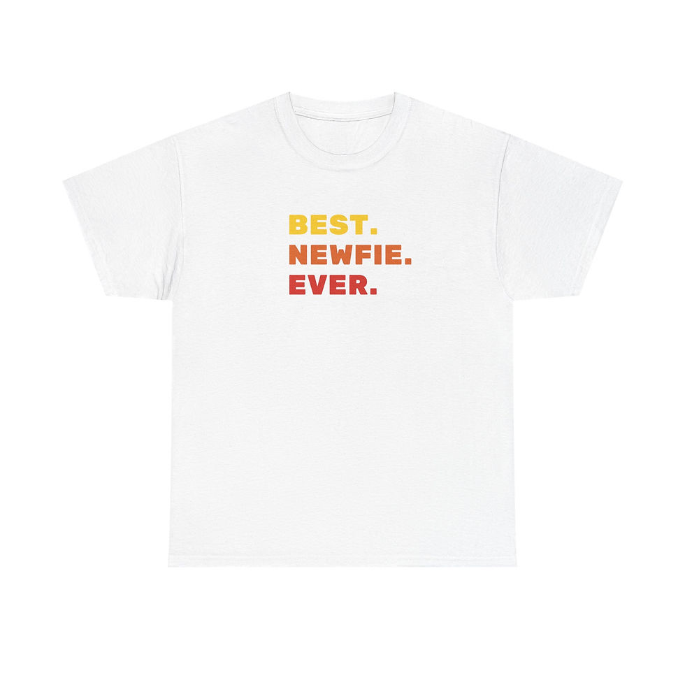 Thumbnail: Best Newfie Ever Unisex Heavy Cotton Tee