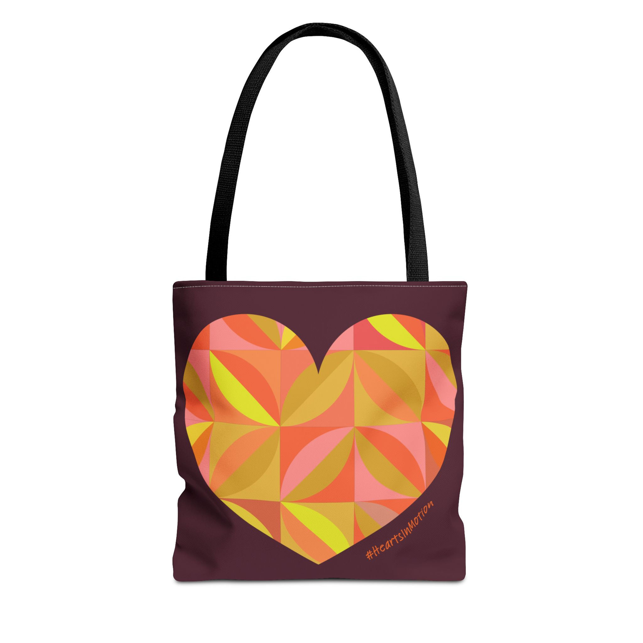 Heart Pattern Tote Bag | #HeartsInMotion | Stylish & Vibrant